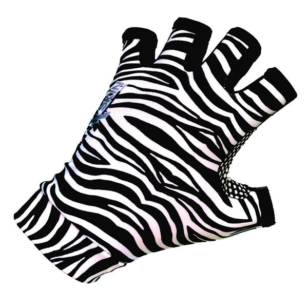 Zebra Fingerless Gloves