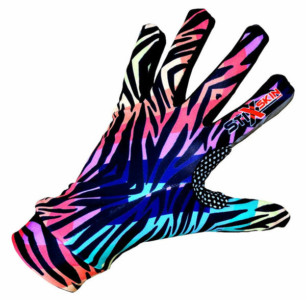 Rainbow Tiger outdoor light gloves by stiXskin