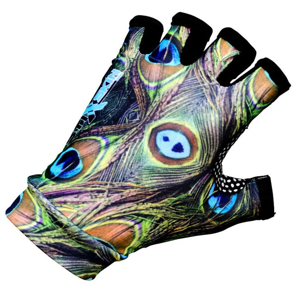 Peacock Fingerless Gloves