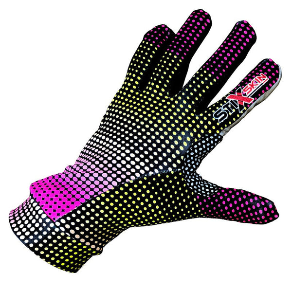 Dotted Neon outdoor light gloves by stiXskin