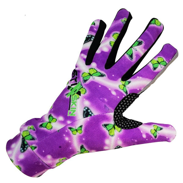 Sparkly Butterflies - outdoor, light gloves by stiXskin